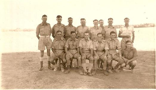 Photograph of a group of WWII soldiers