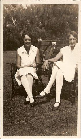 Photograph of Claudia & Mary Whitfield