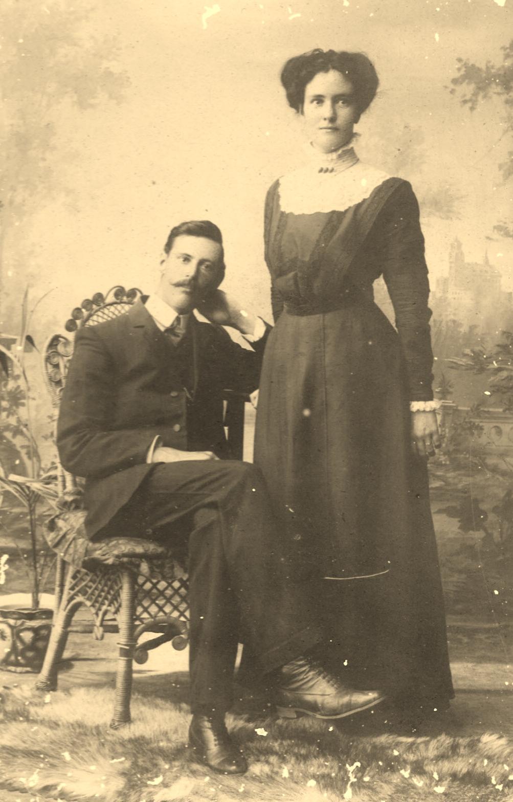 Photograph of Frank & Grace Maley