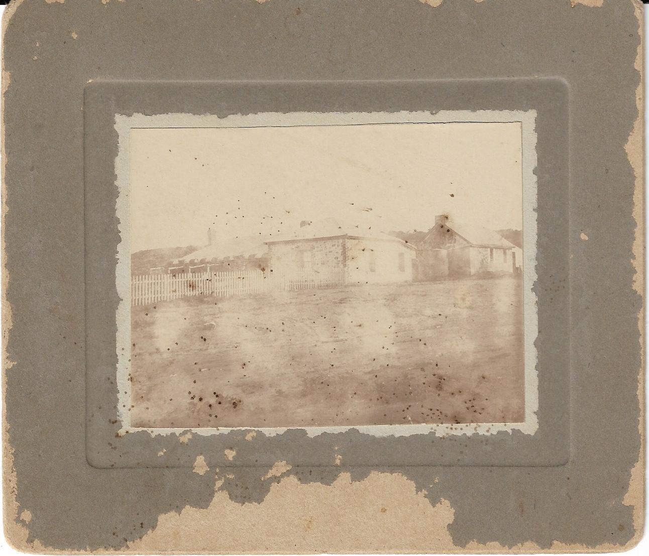 Mounted photograph of Ironbarks homestead