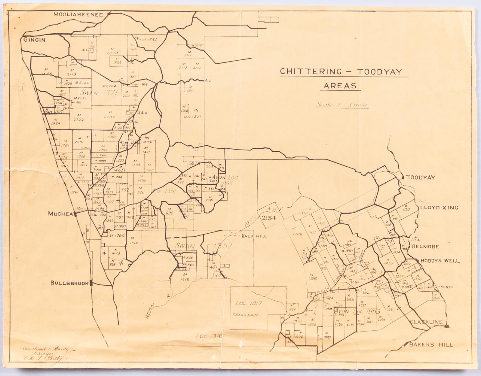 Avon settlement map