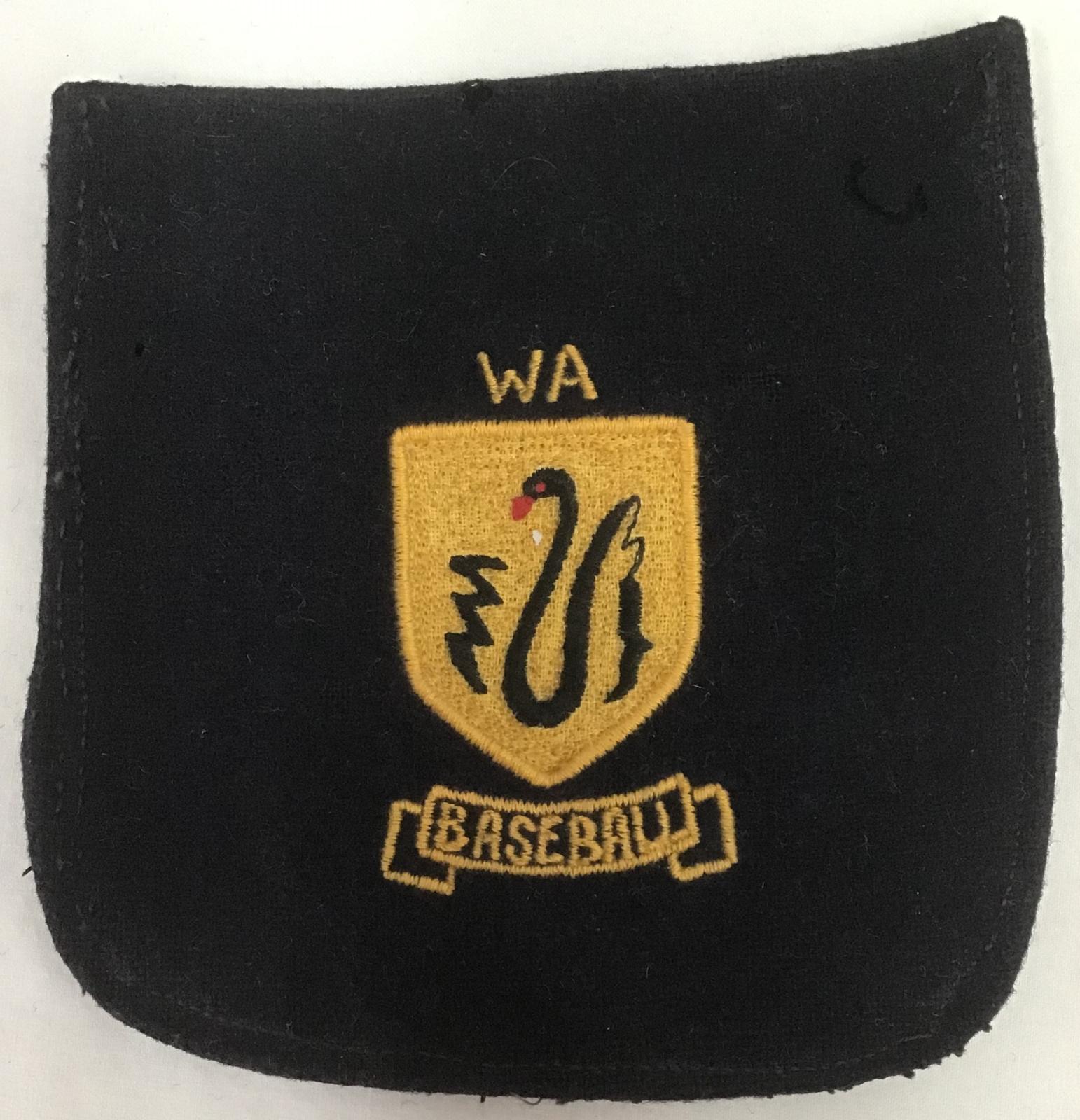 1968 Western Australian State Under-16s baseball pocket patch