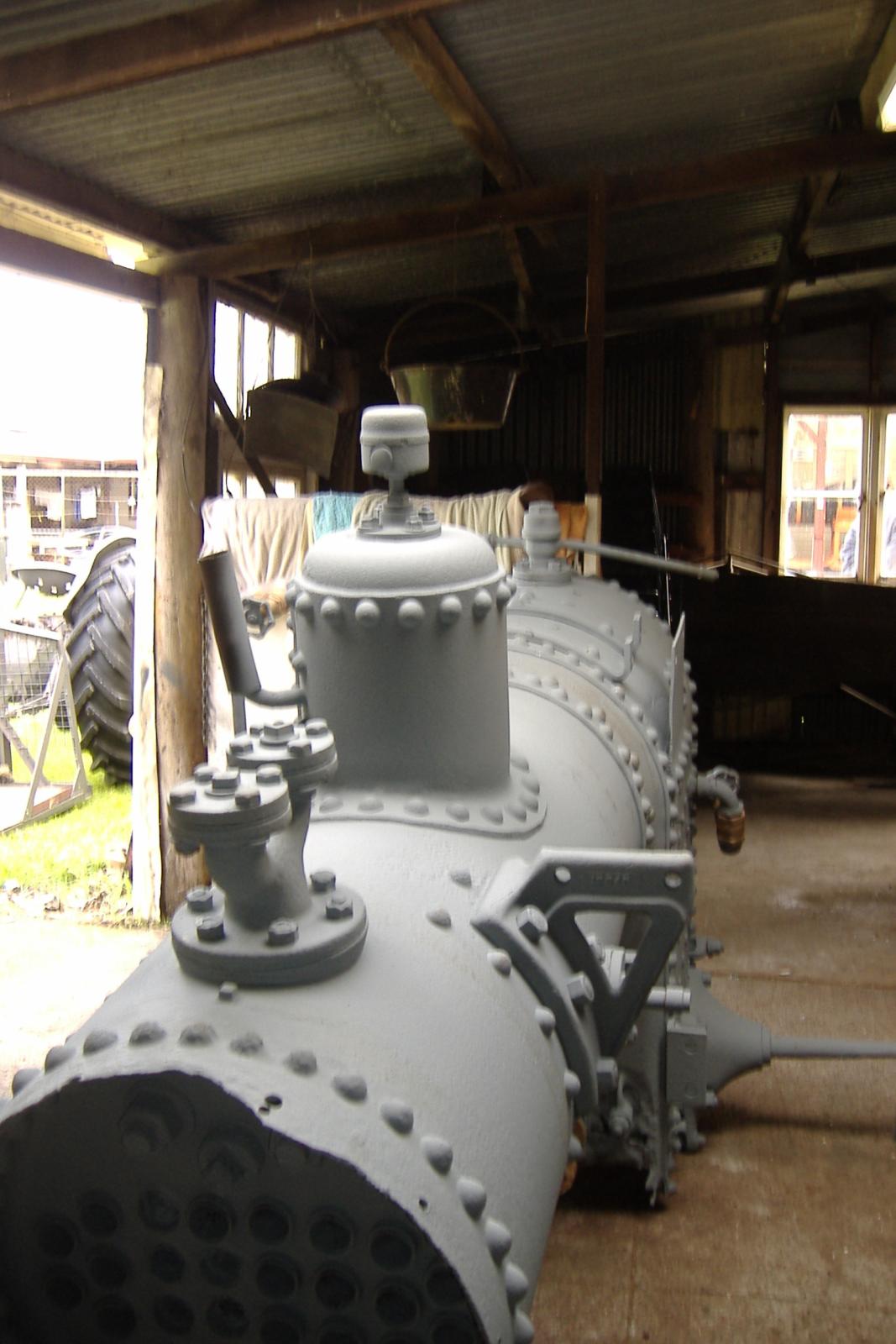 The CASE Engine during restoration in the Museum Workshop. 