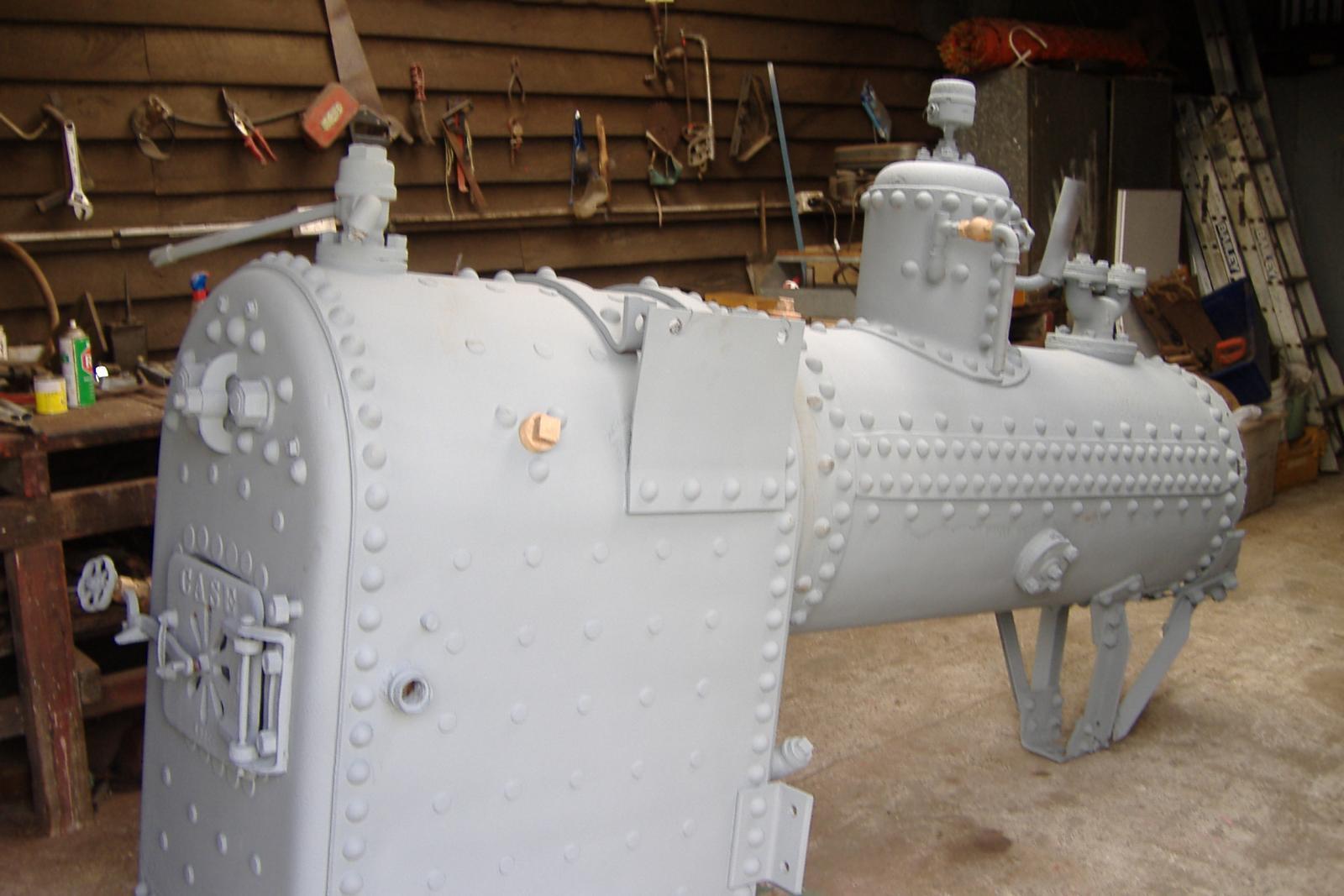 The CASE Engine during restoration in the Museum Workshop.