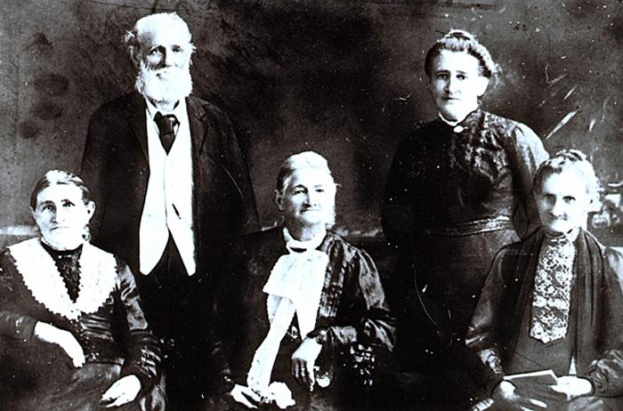 Children of James and Mary Ann Cockman : Mary Jane Glover, John Cockman, Harriet Simpson, Sarah Ann Monger and Amelia Hubbard