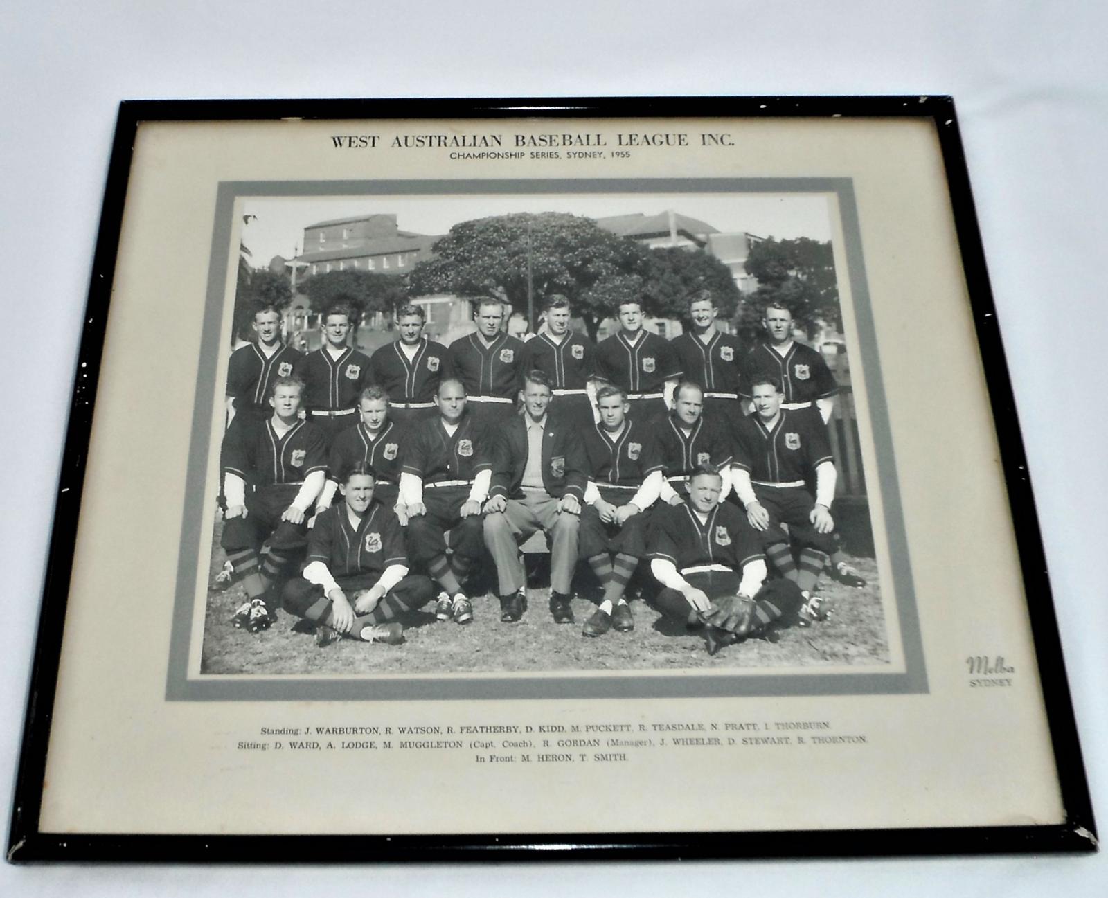 1955 Western Australian Claxton Shield Series baseball team