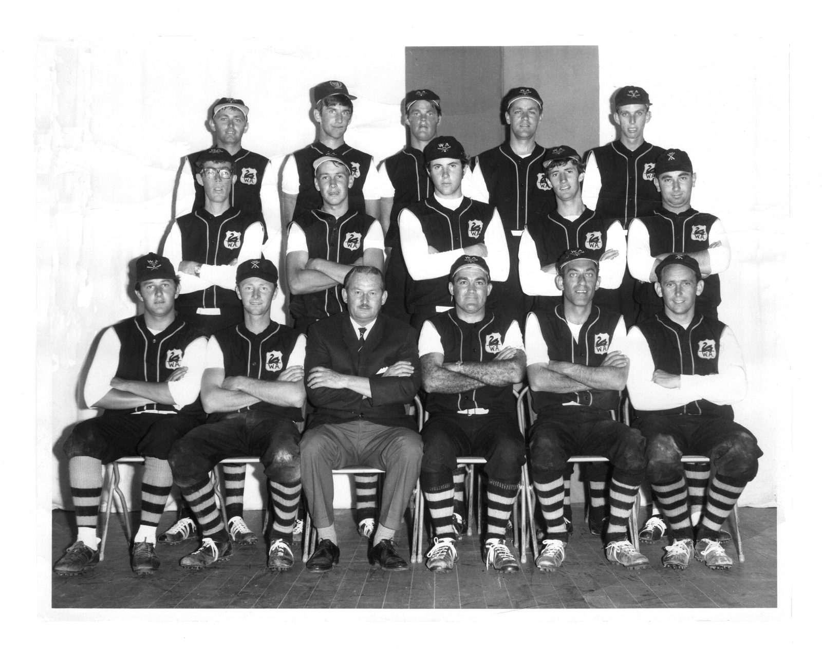 1967 Western Australian Chrysler Cup Series night baseball team.