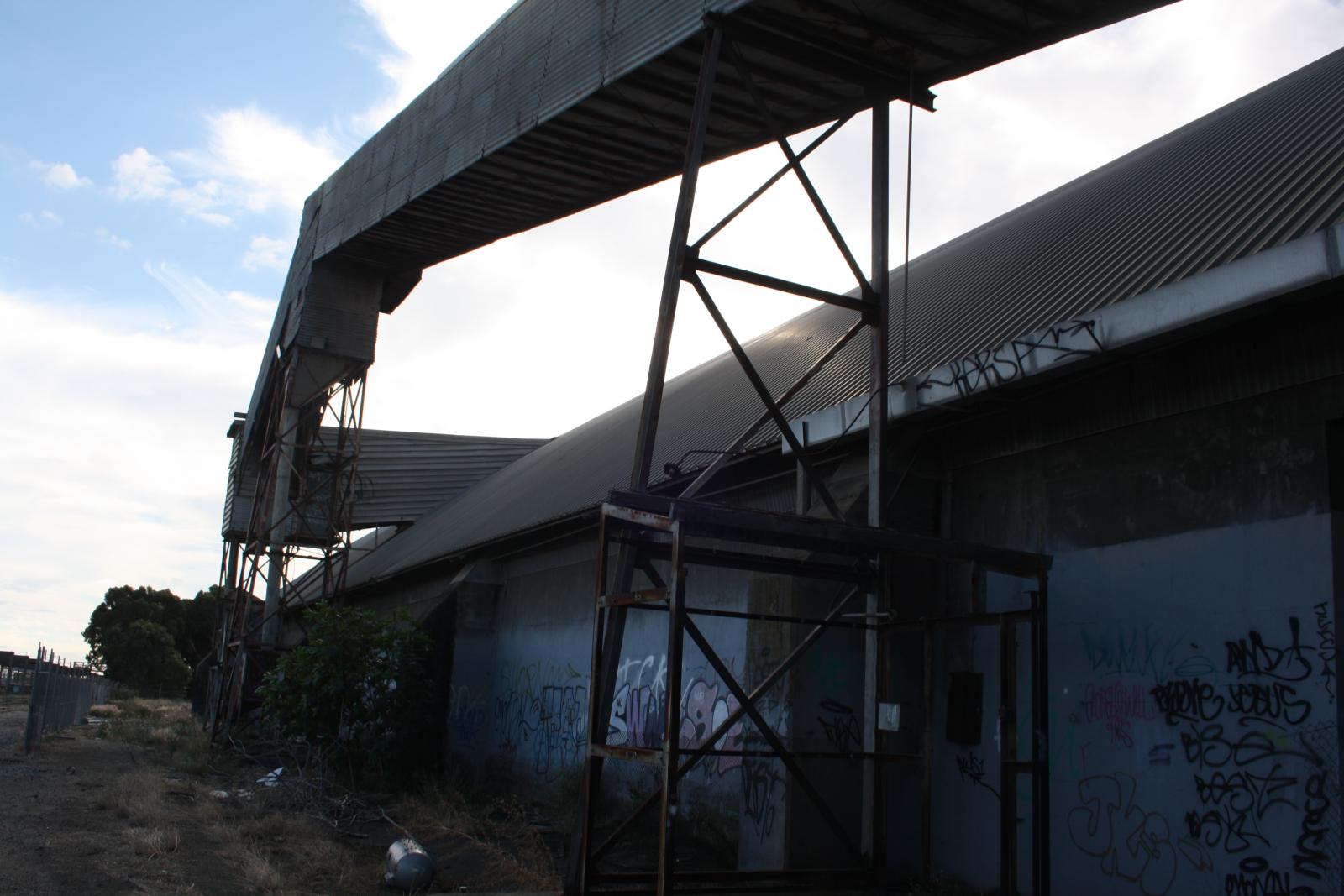 P34-17. Exterior of the silo. 