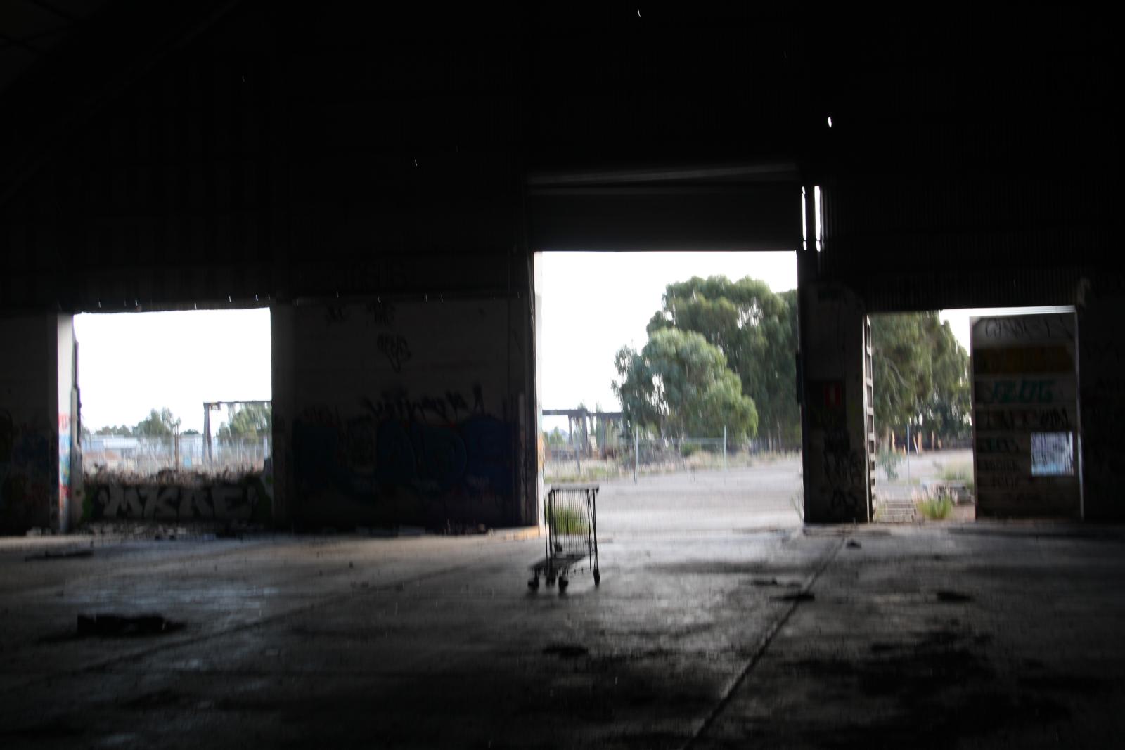 P34-21. Interior of the silo.