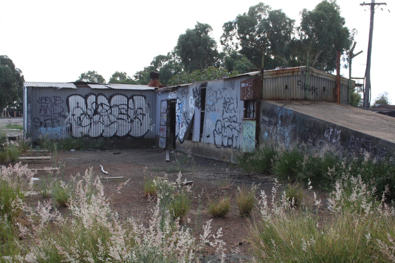 P34-27. Exterior of the silo. 