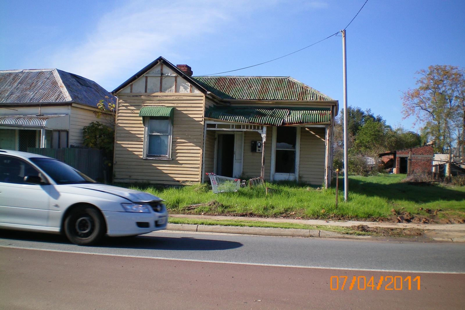 12 Morrison Road, Midland, 2011. House was demolished between 2011 and 2014. 