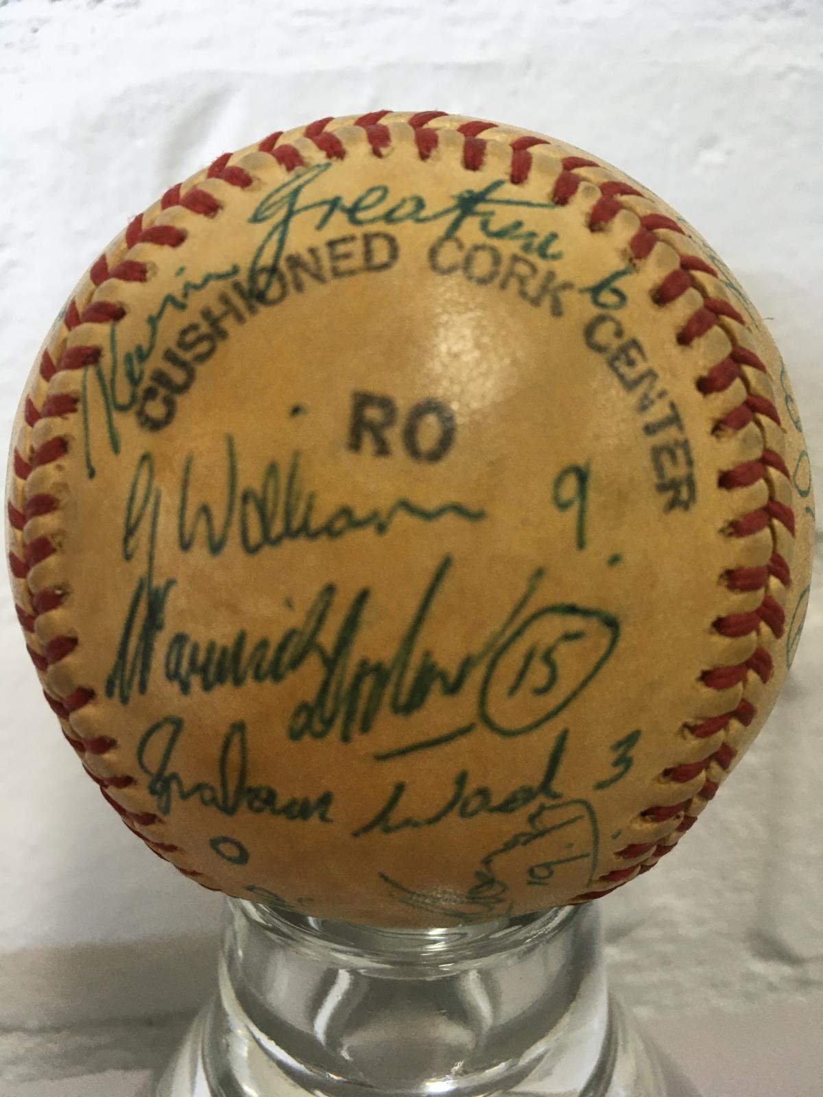 1978 Amateur World Series baseball signed by Australian team