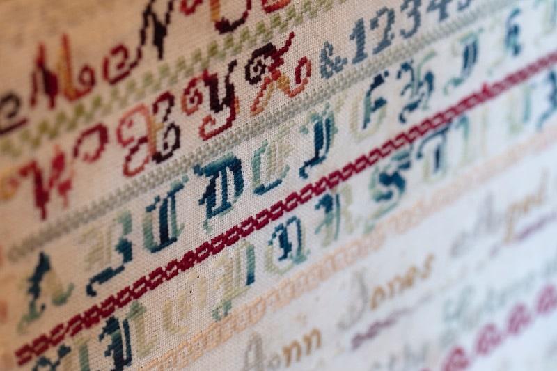 Hand Stitched Sampler