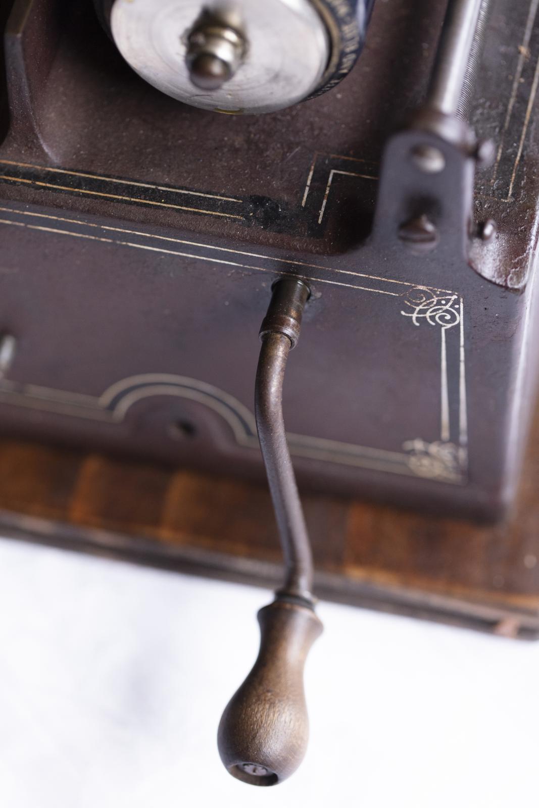 Edison cylinder phonograph.