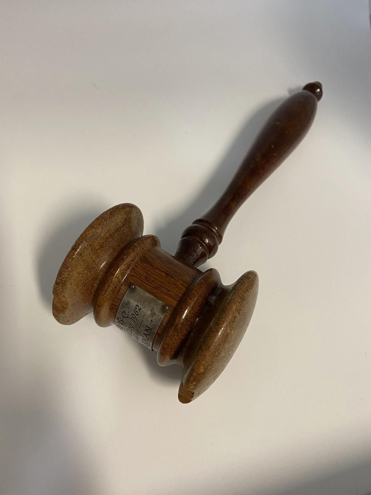 wooden gavel