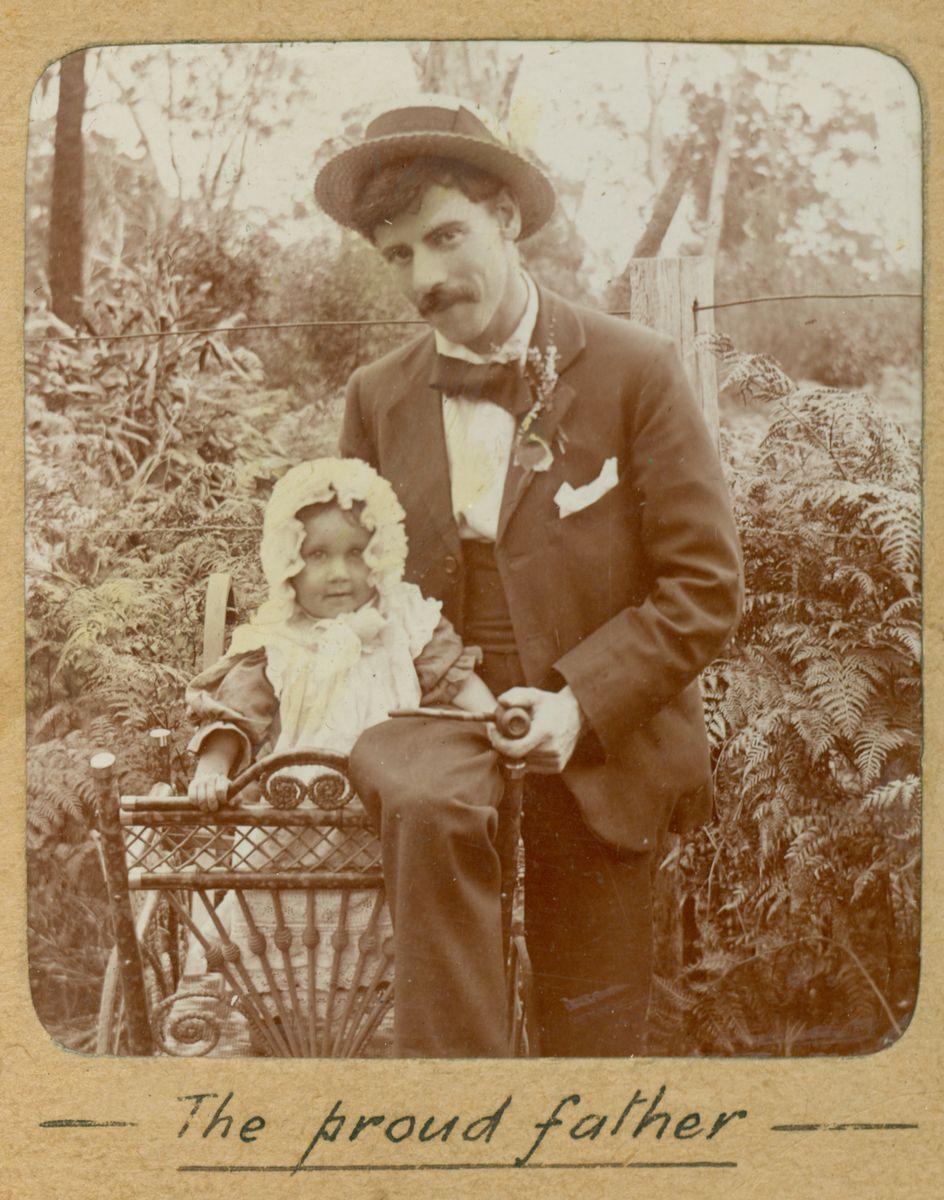 P100-29. William Dennis Dawson, photographer, with his daughter Dorothy Jean.