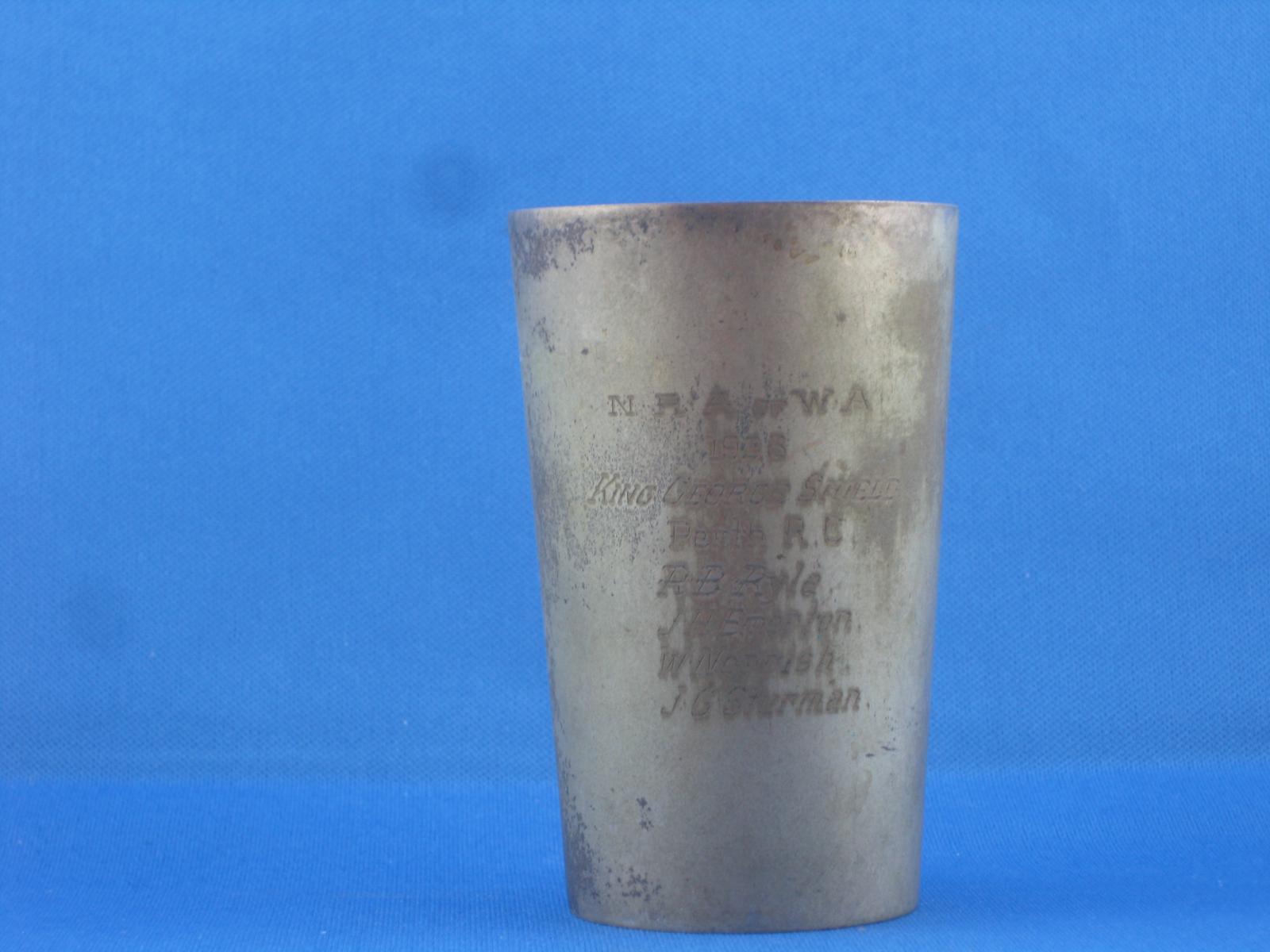 1936 King George Whiskey replica cup