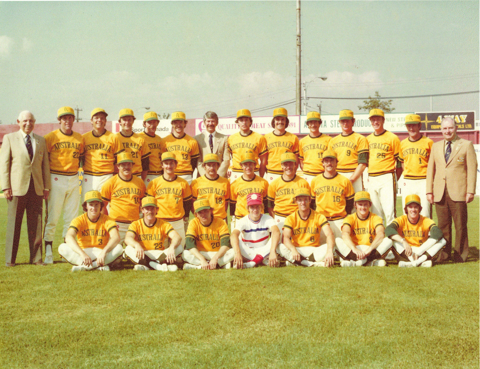 1981 Australian Baseball Team - Intercontinental Cup Baseball Tournament - Alberta, Canada