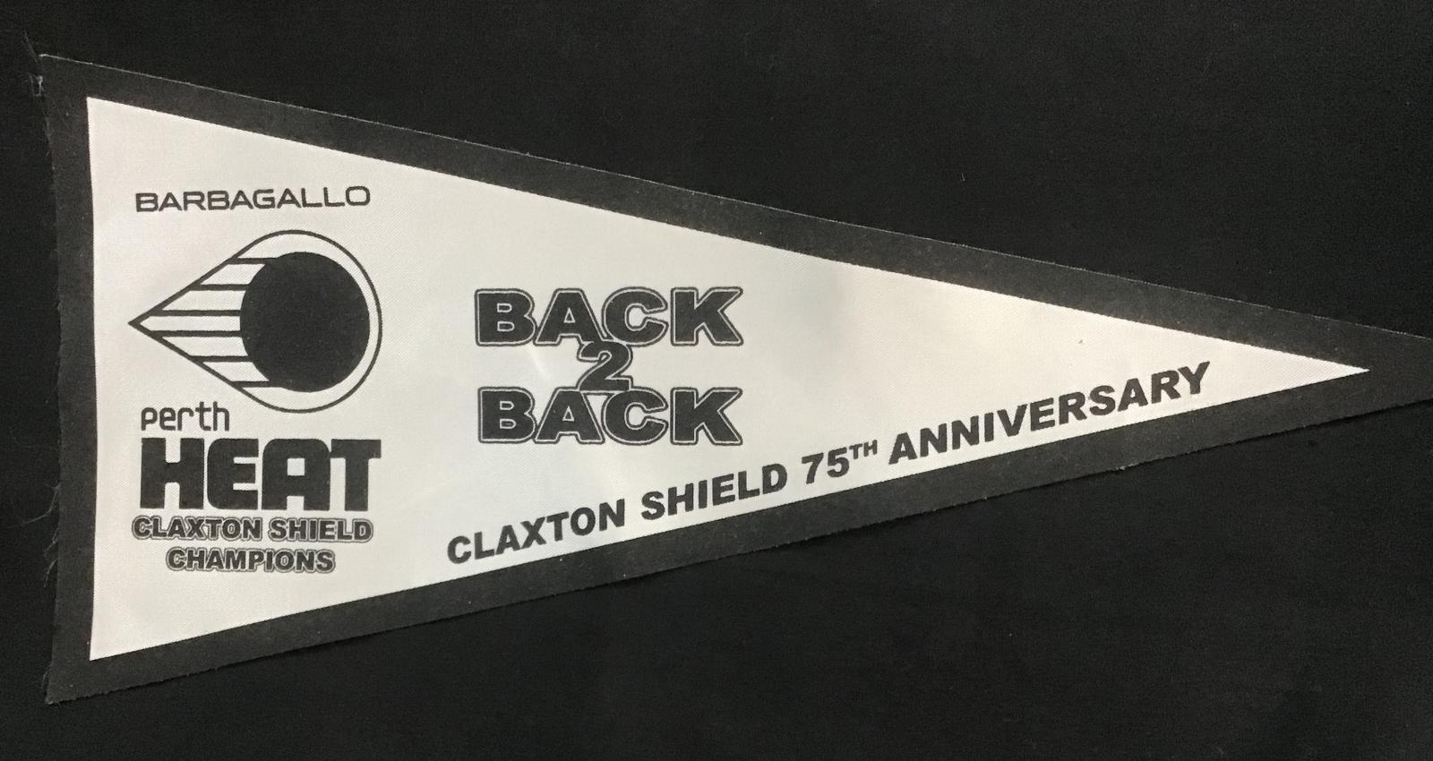 75th Claxton Shield Anniversary - Perth Heat Champions Pennant 