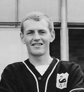 Dale Hughes in the 1962 Western Australian state baseball team