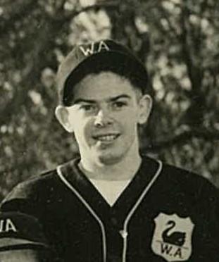 Barry Connaughton in the Western Australian 1956 Claxton Shield team