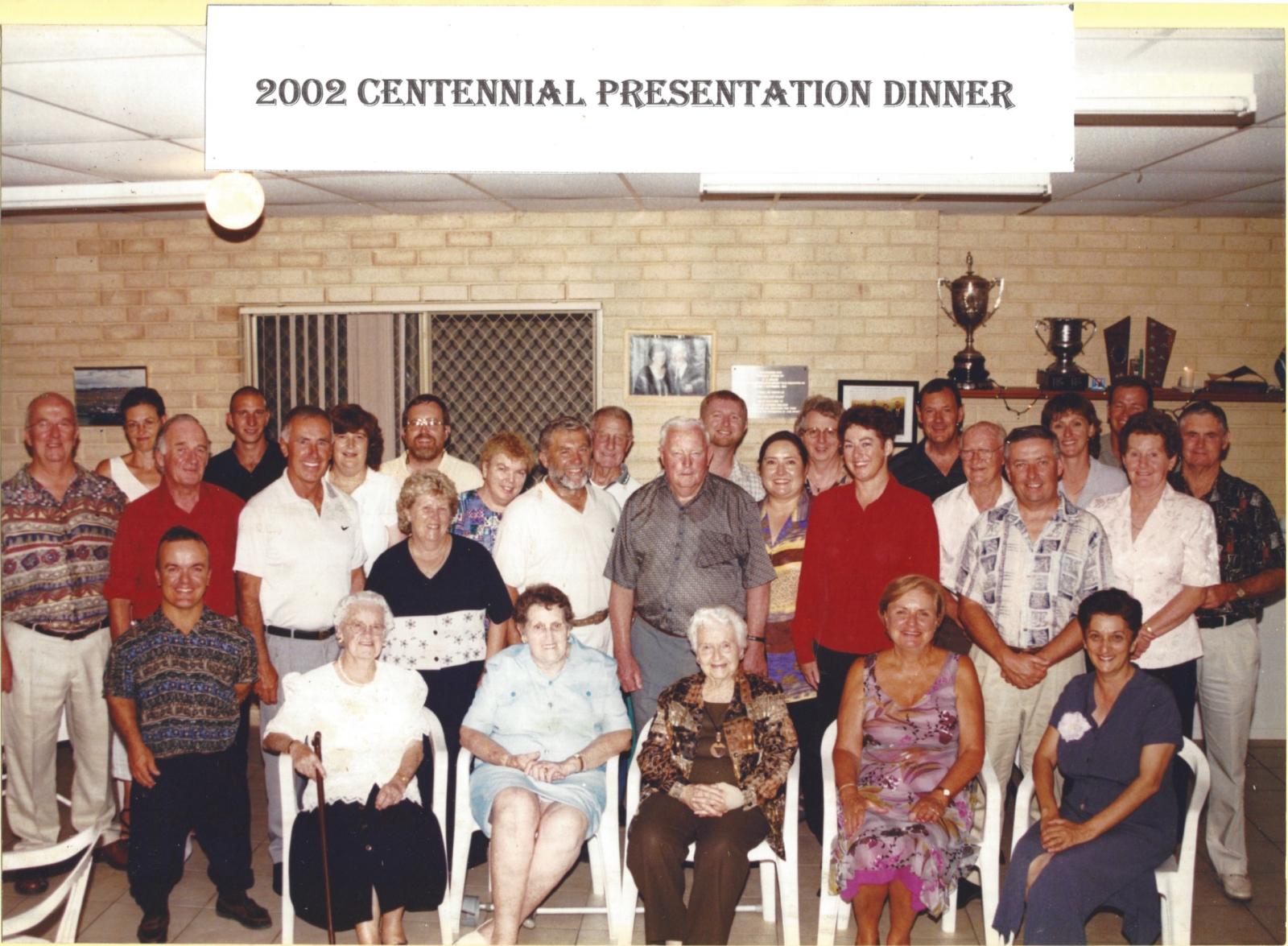 Perth Rifle Club Centennial Presentation Dinner