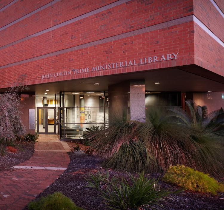 External shot of the John Curtin Prime Ministerial Library.