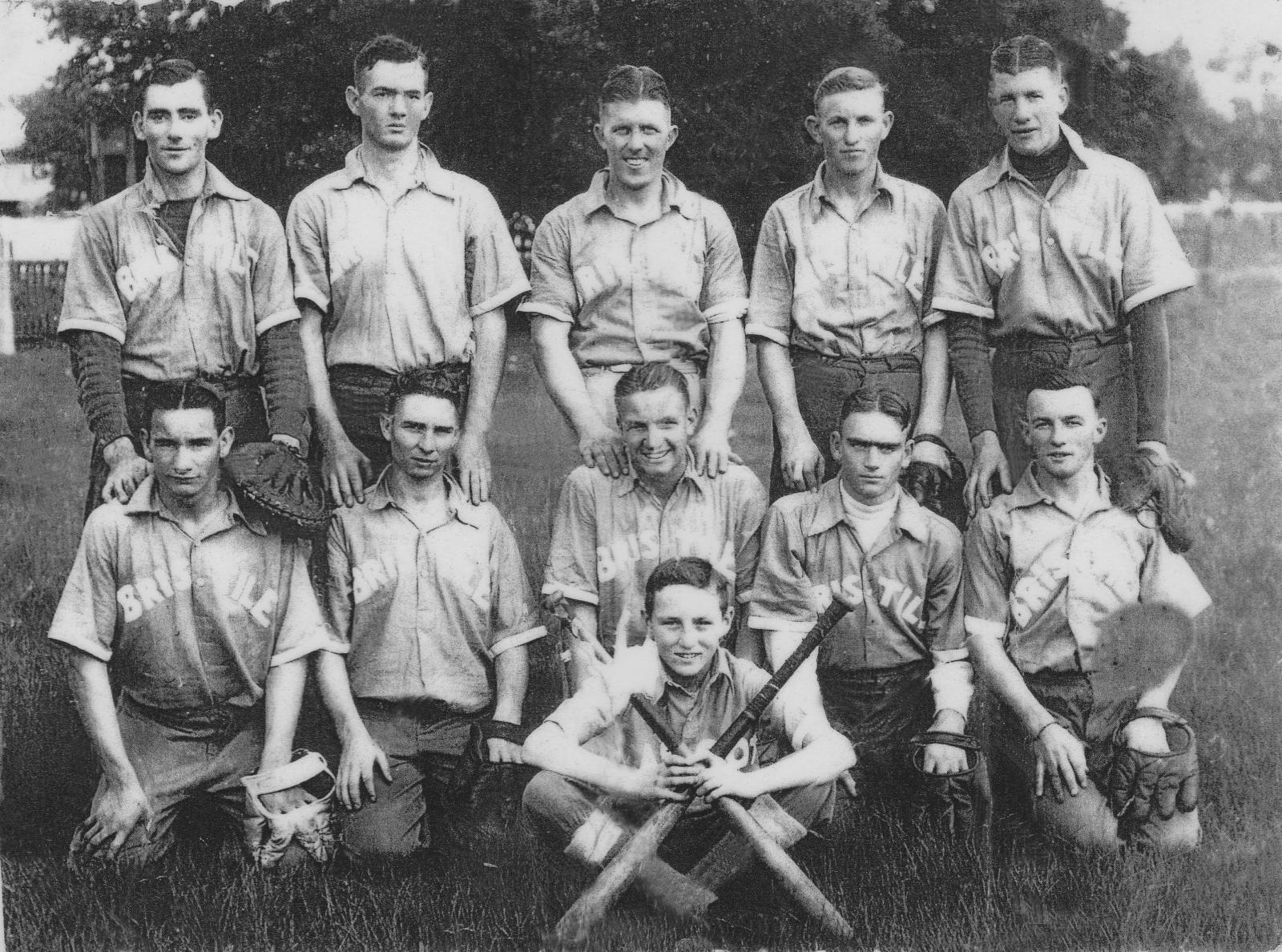 1937 Bristile Baseball Club 'B1' Division team