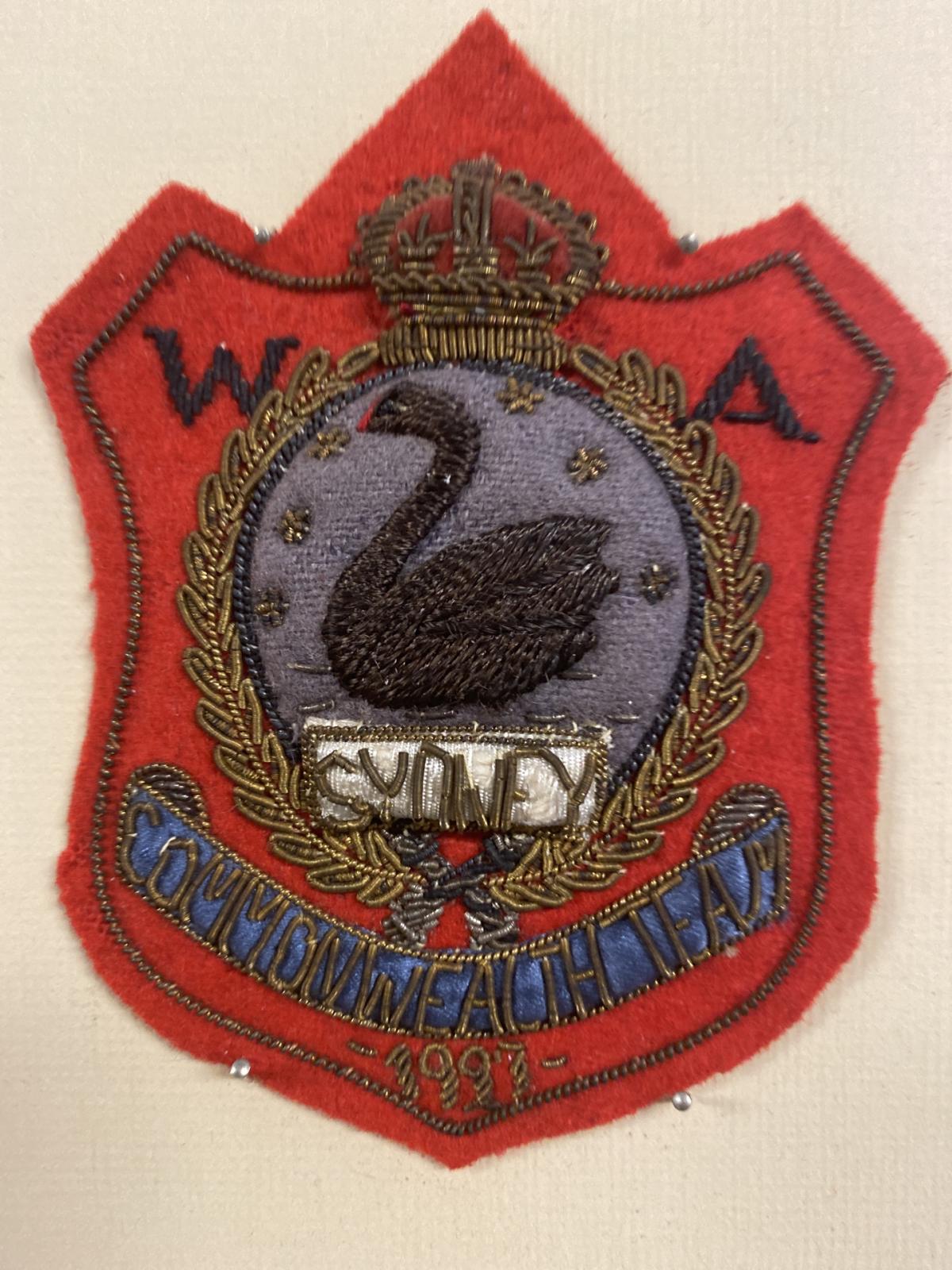 WA Commonwealth Team Sydney 1927 badge