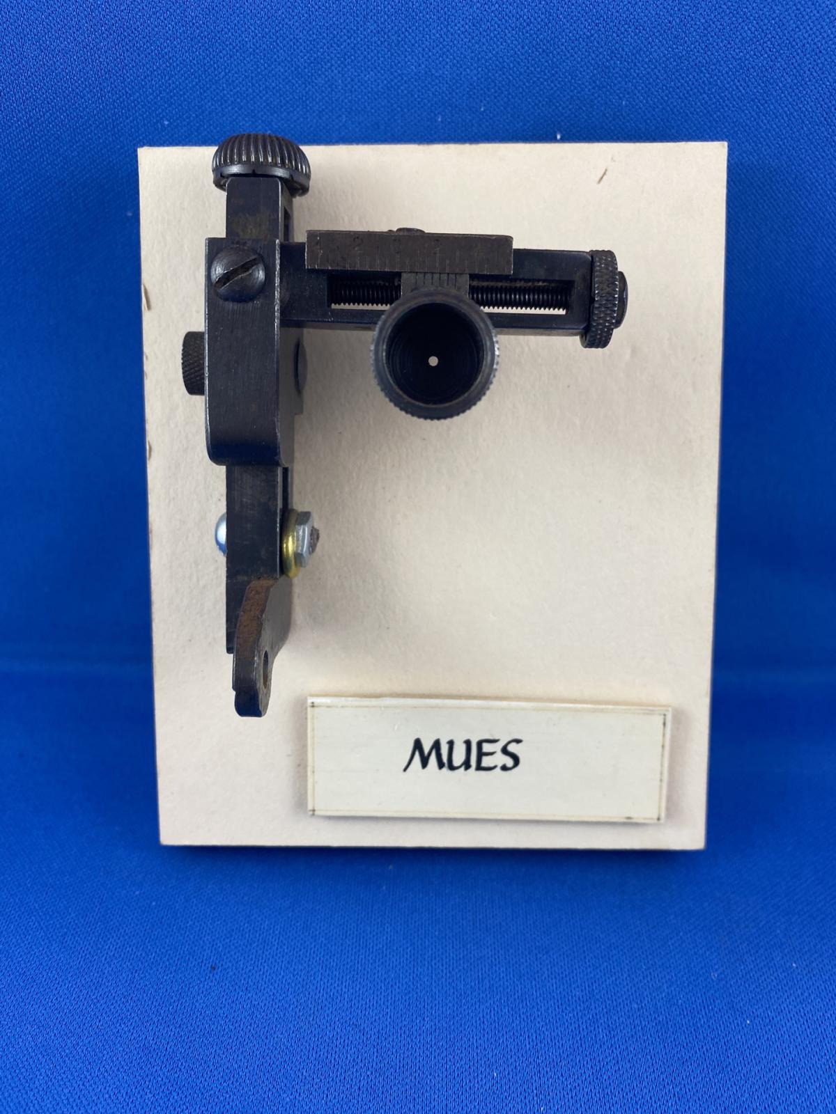 Mues rear sights