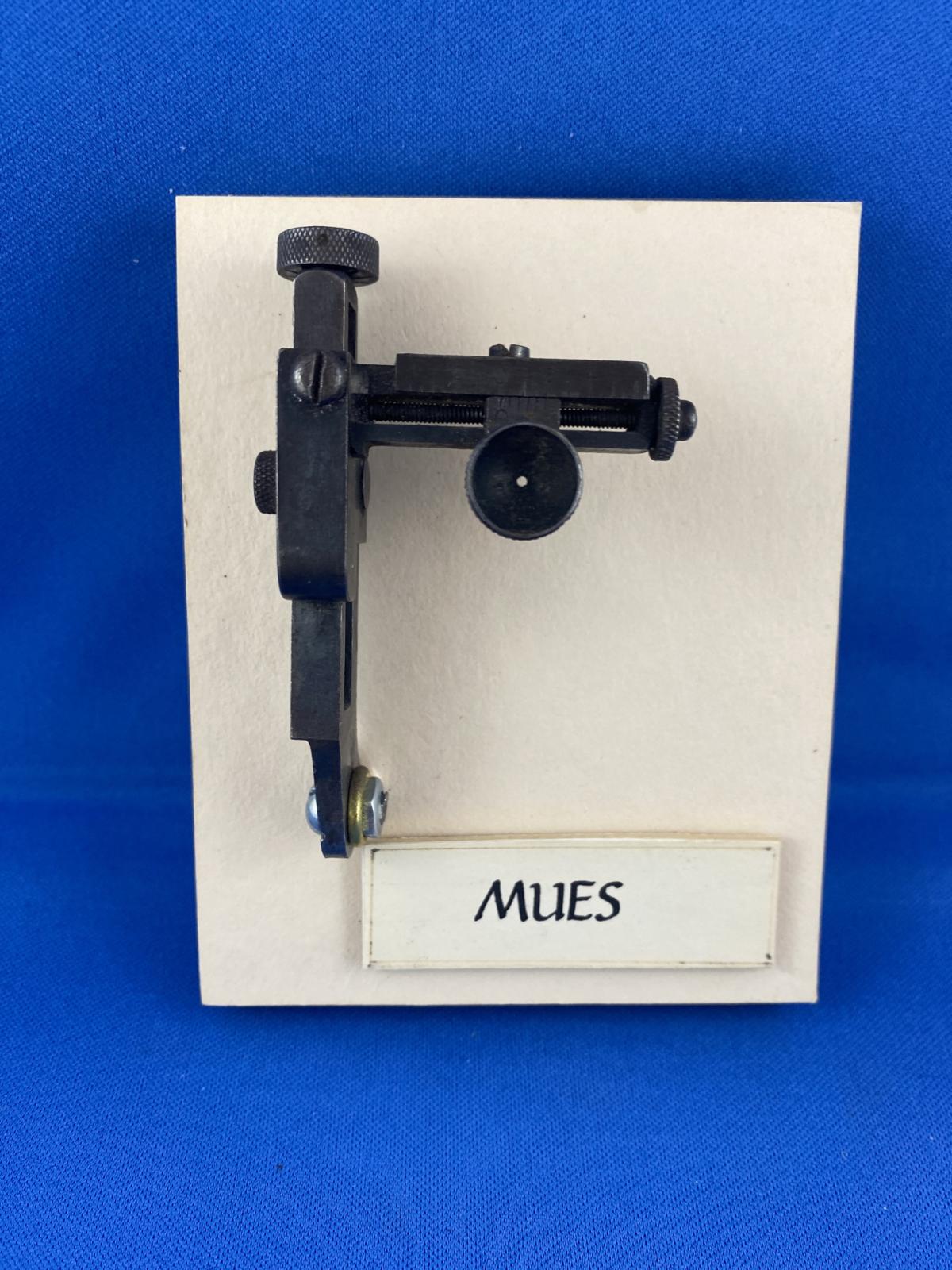 Mues 1910 style rear sights