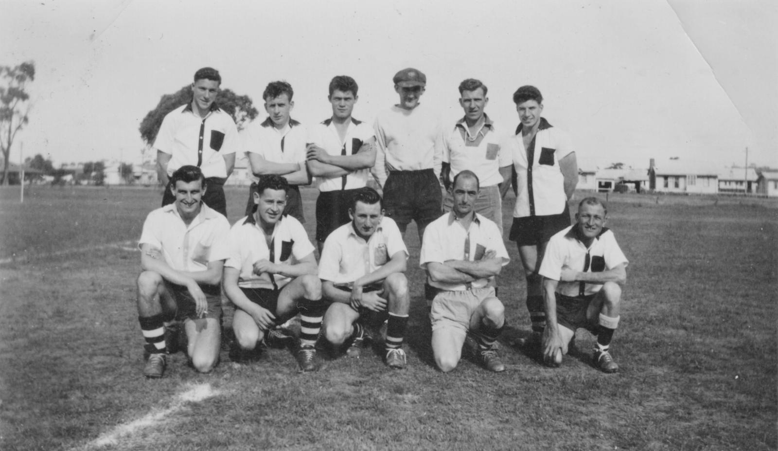 Wexcombe soccer team, 1956.