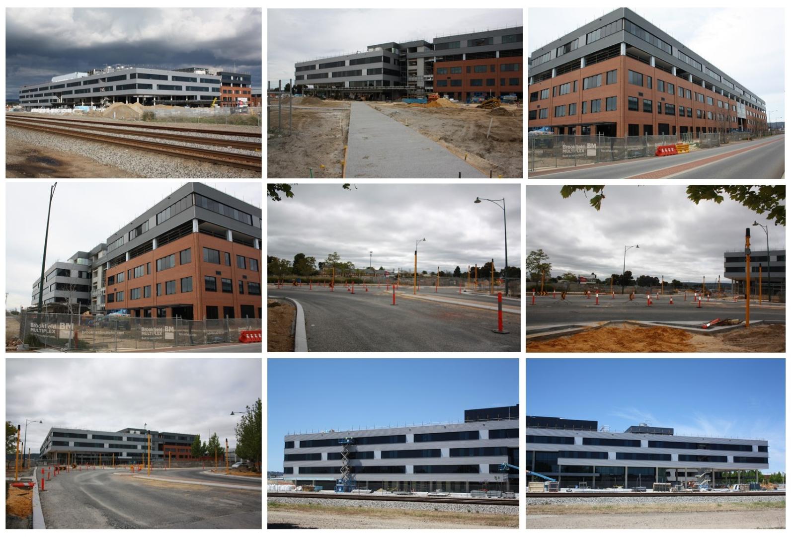 St John of God Midland hospital during construction. 