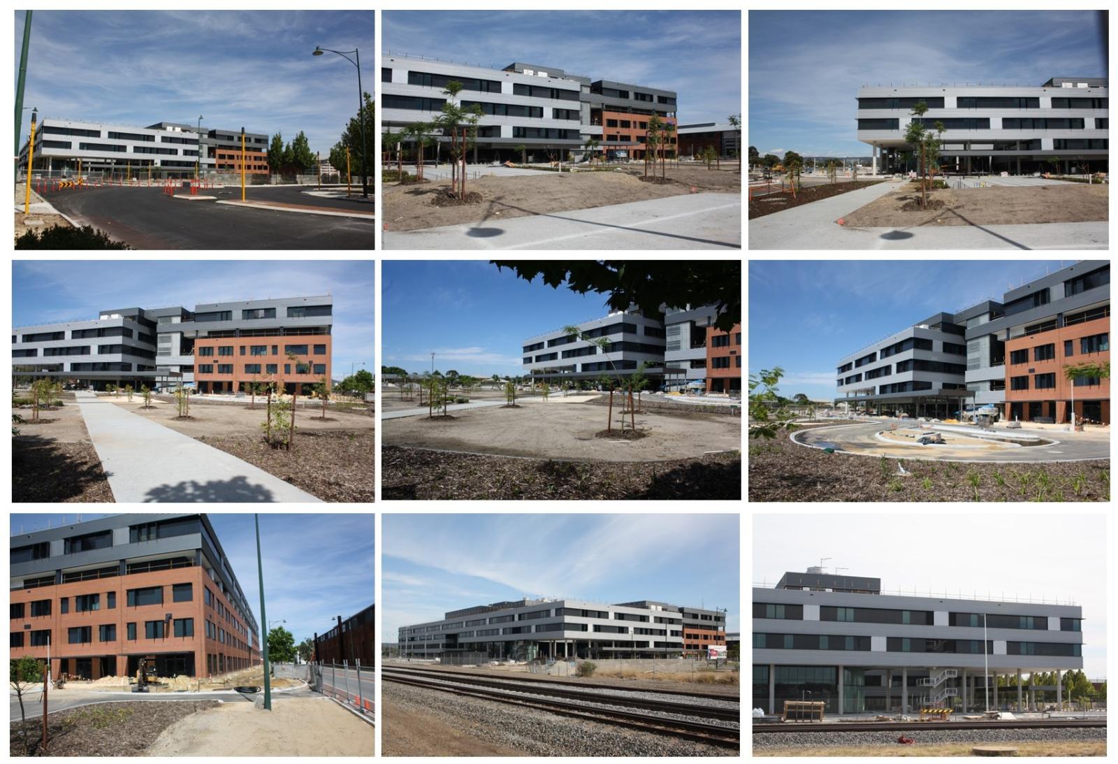 St John of God Midland hospital during construction. 