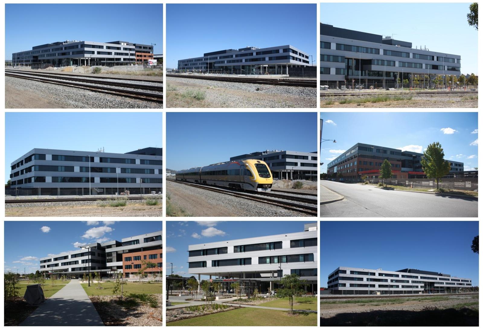 St John of God Midland hospital during construction. 