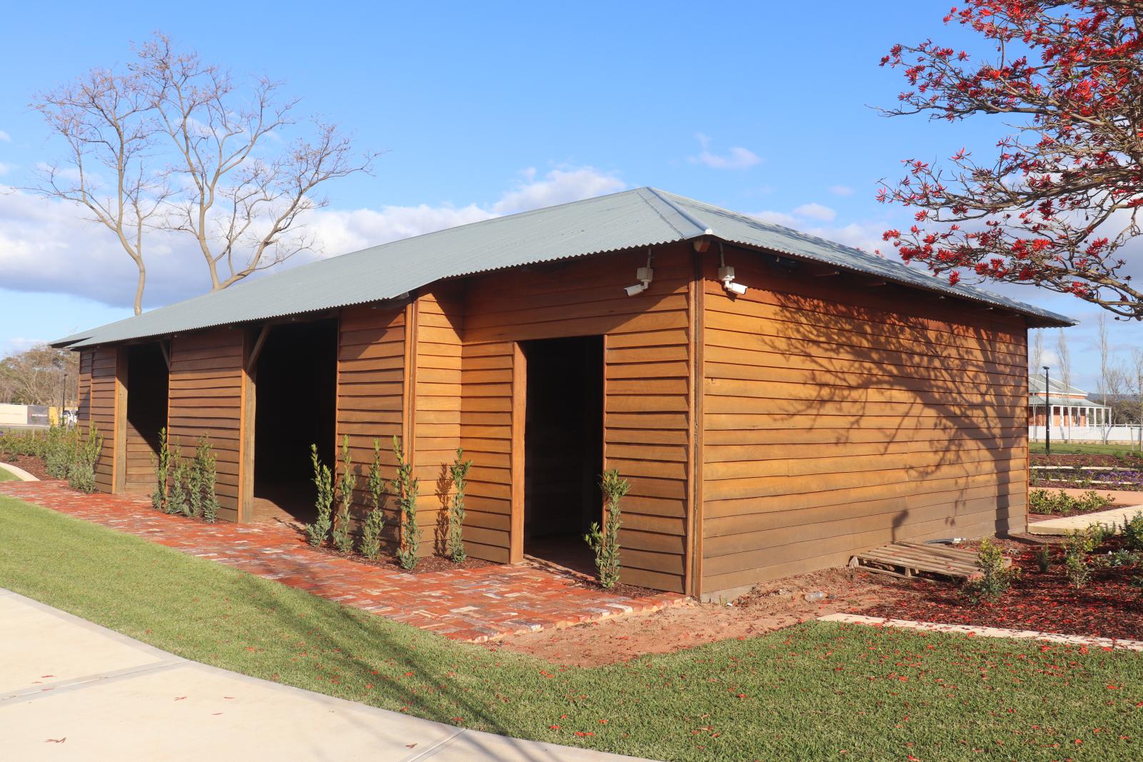 Restored old stables of Belle View Farm.