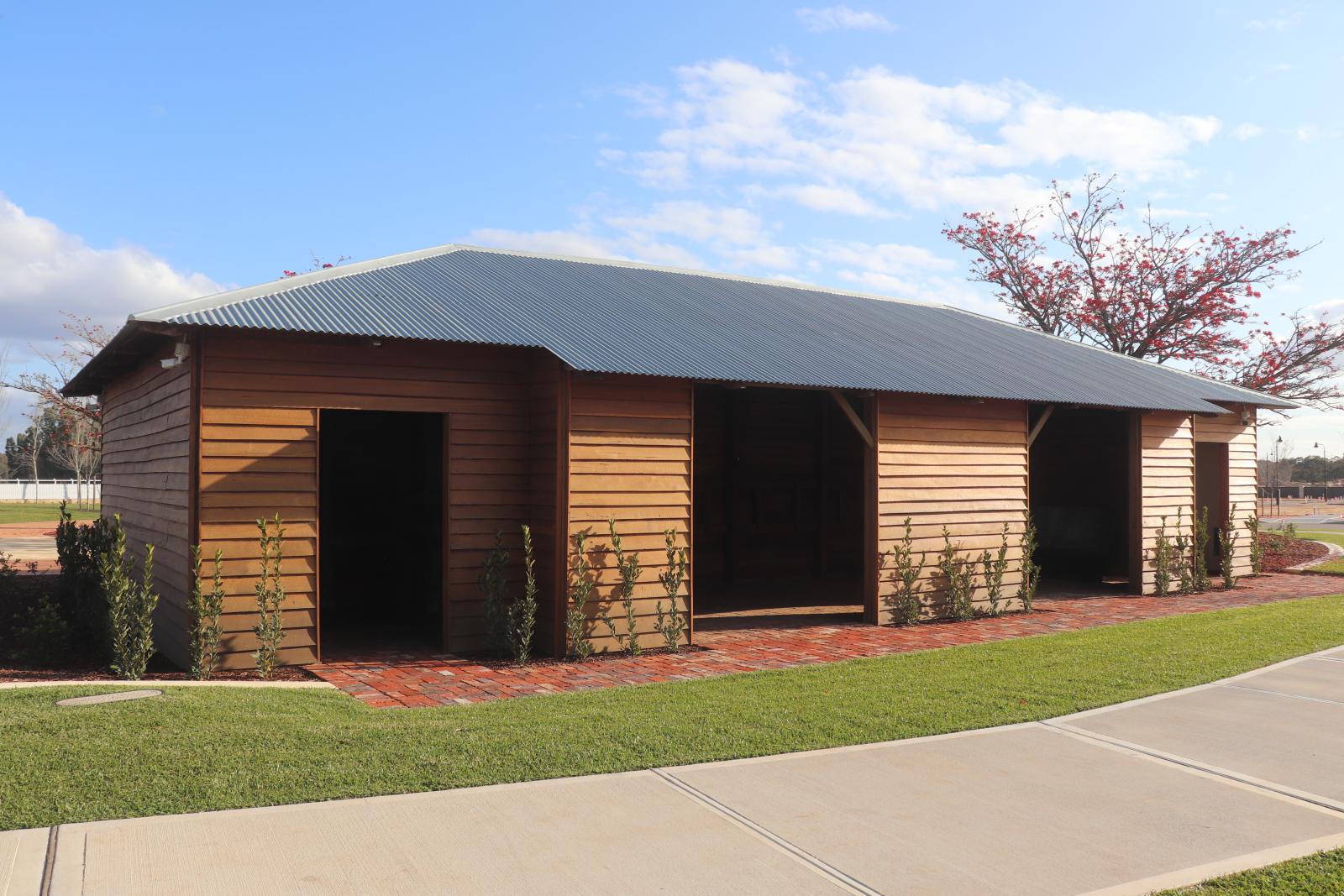 Restored old stables of Belle View Farm.