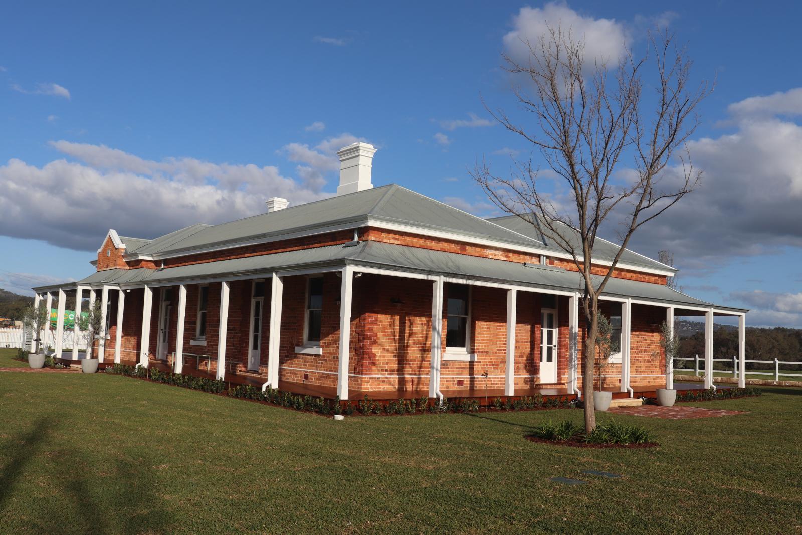 Restored Belle View homestead.