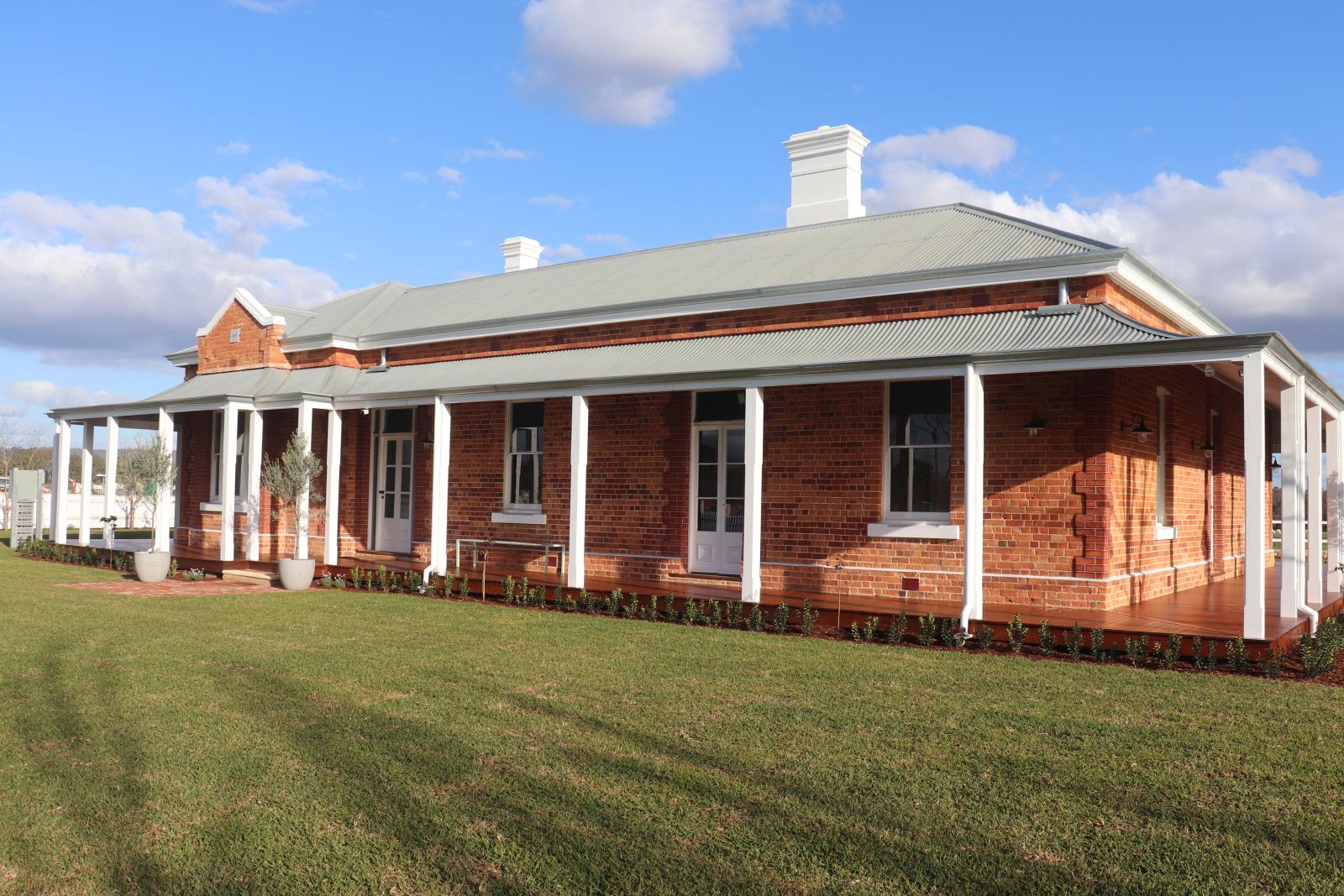 Restored Belle View homestead.