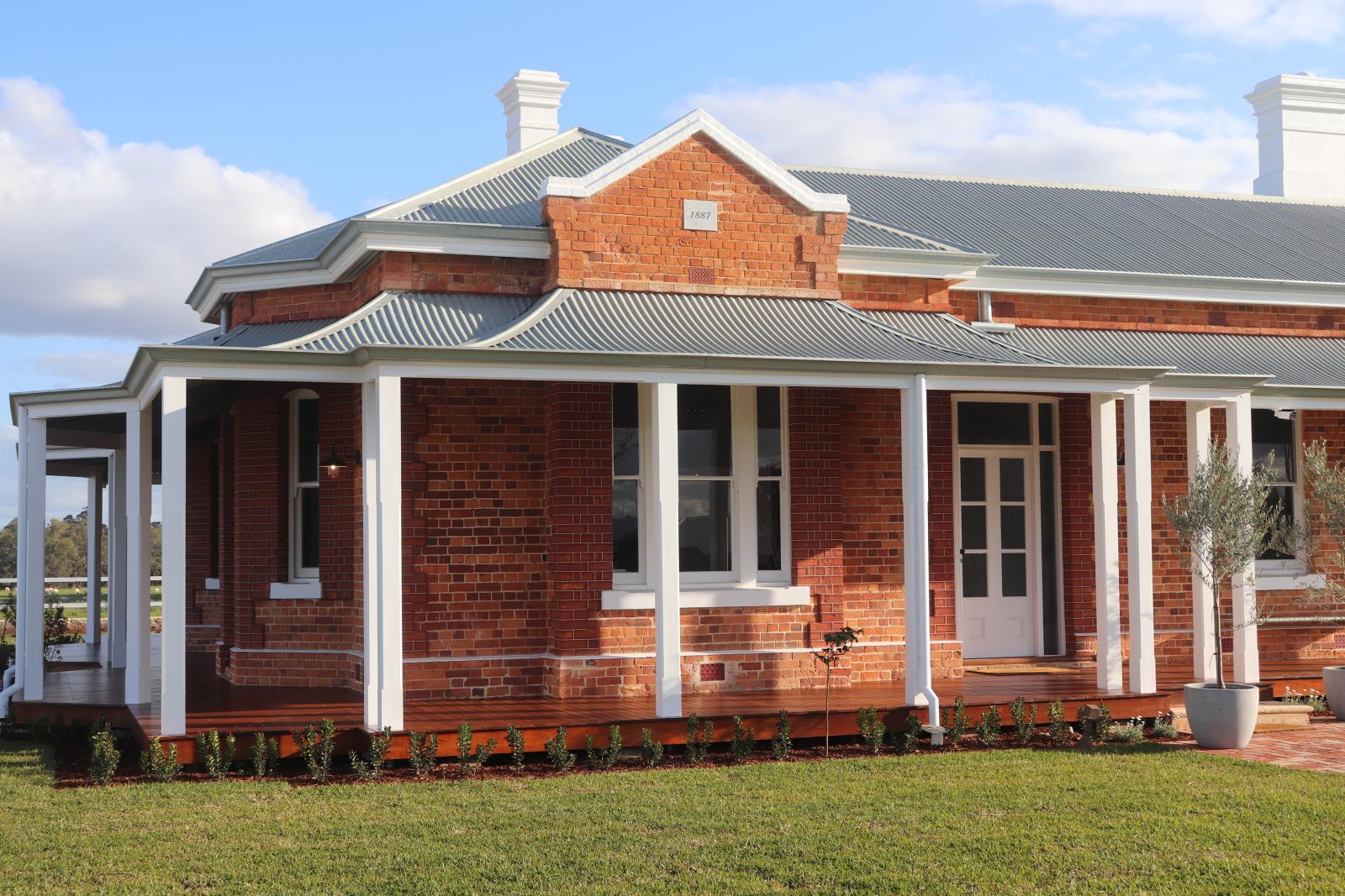 Restored Belle View homestead.