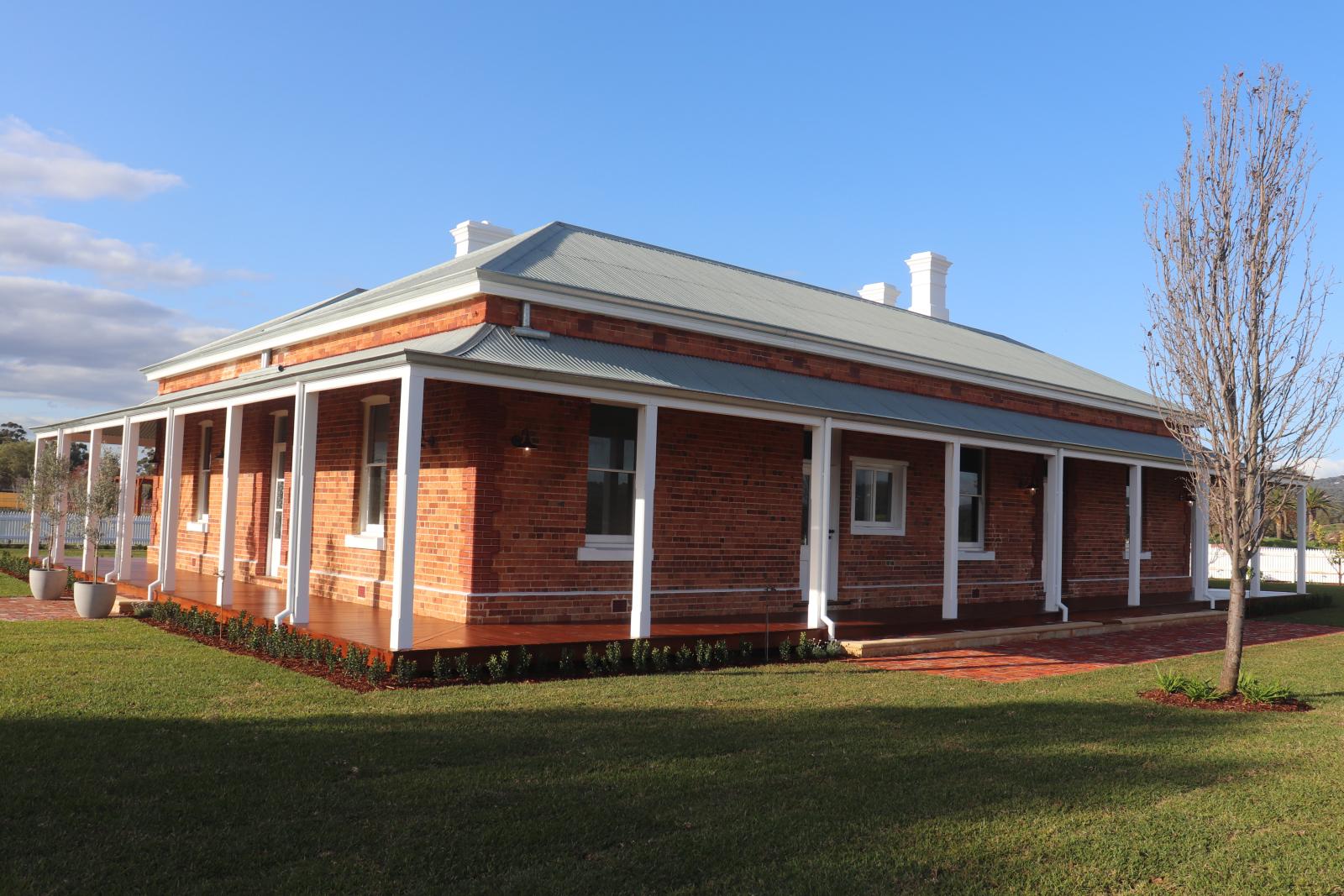 Restored Belle View homestead.