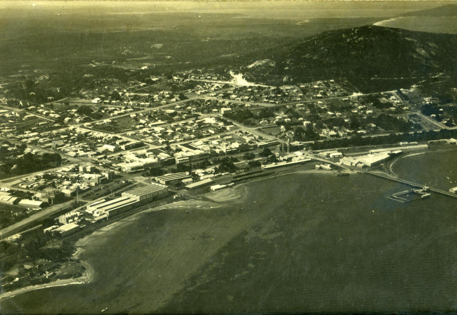 Albany aerial view.