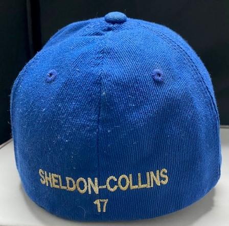 Matthew Sheldon-Collins' Victorian State baseball team cap (back)