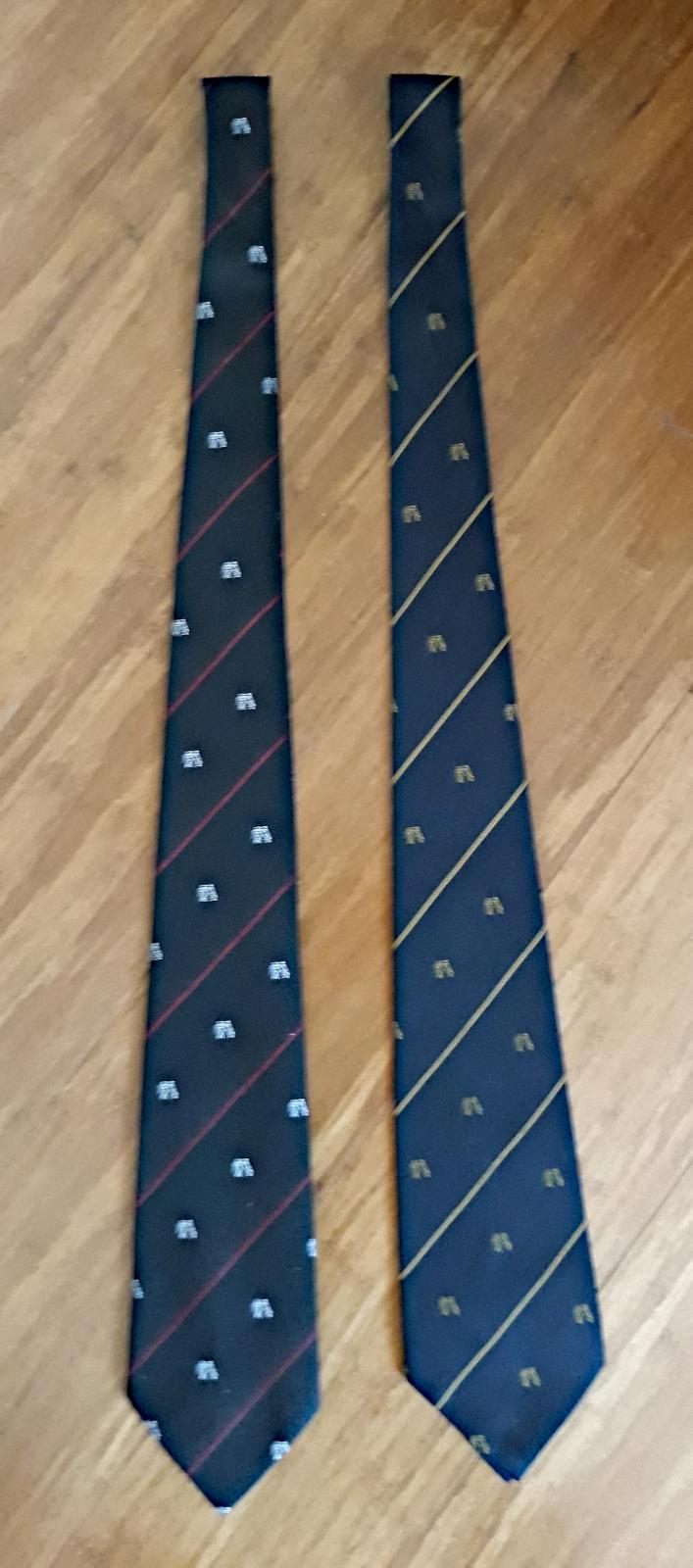 Hutton's small goods company promotional neck tie.