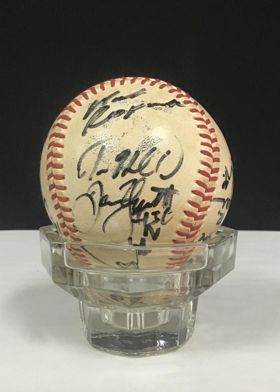 1994/95 ABL Championship Series baseball signed by Perth Heat players