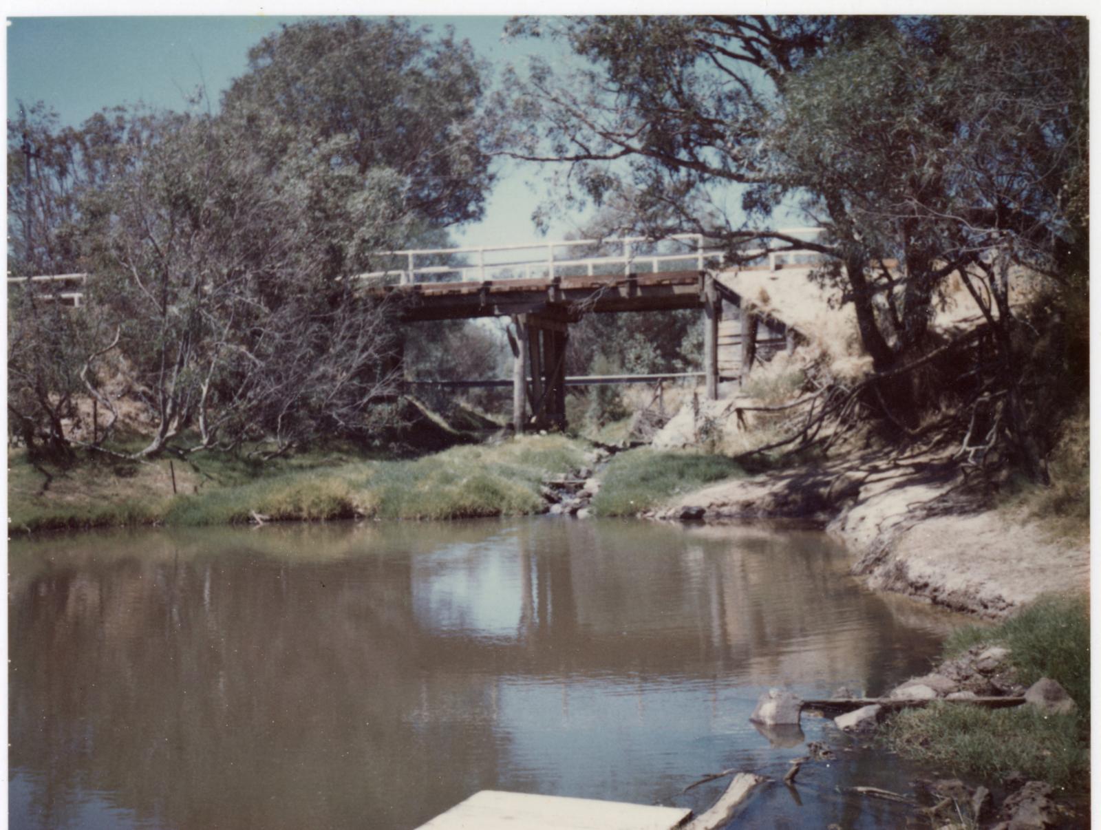 Southern River and Southern River road bridge 1969