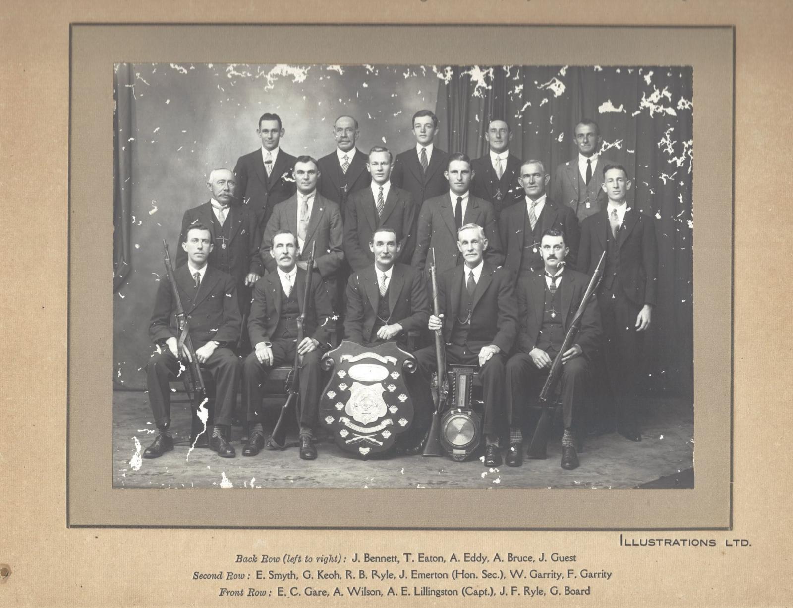 Perth Rifle Club Teams 1930