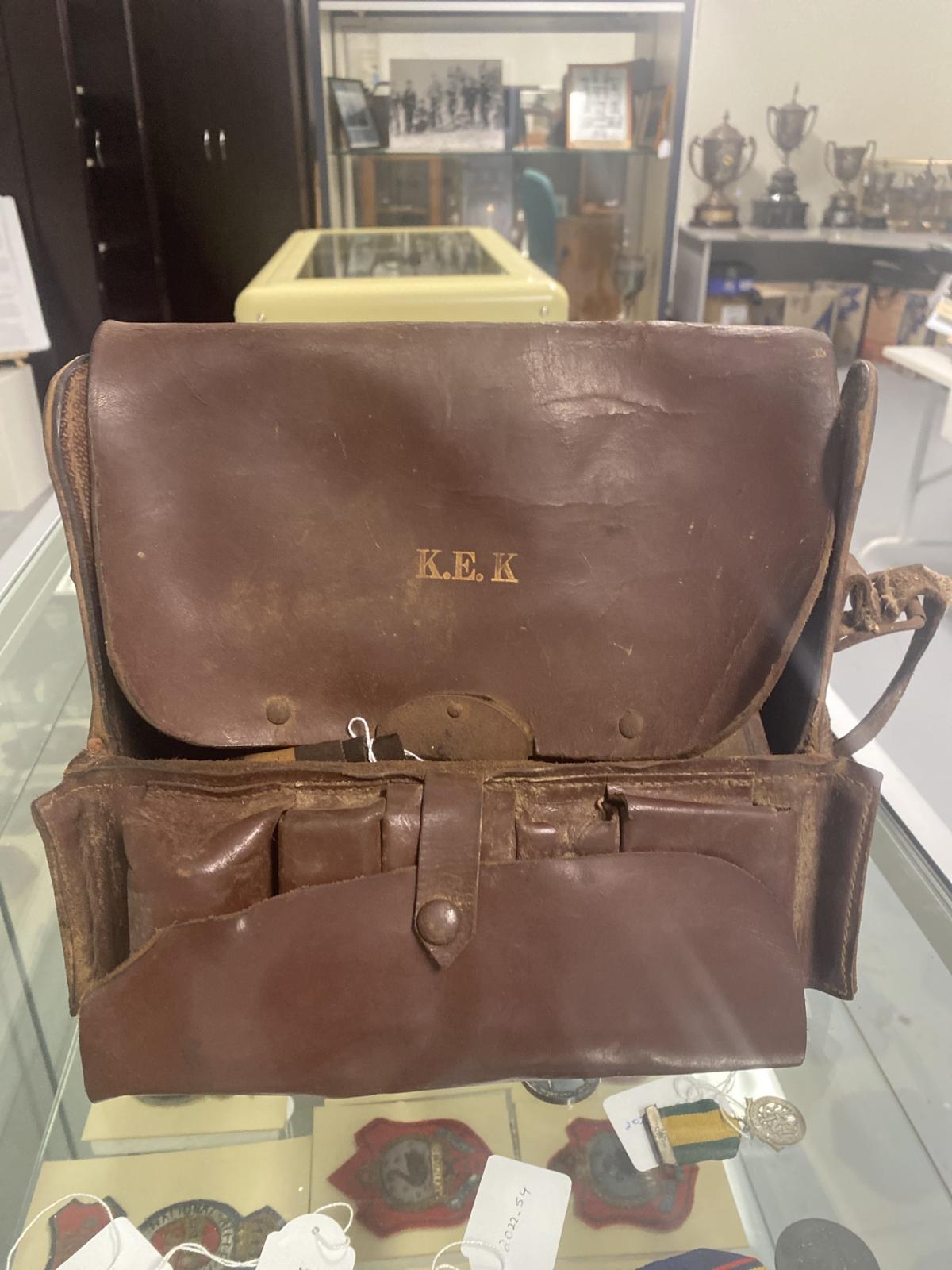 Kevin King's Leather Shooting bag