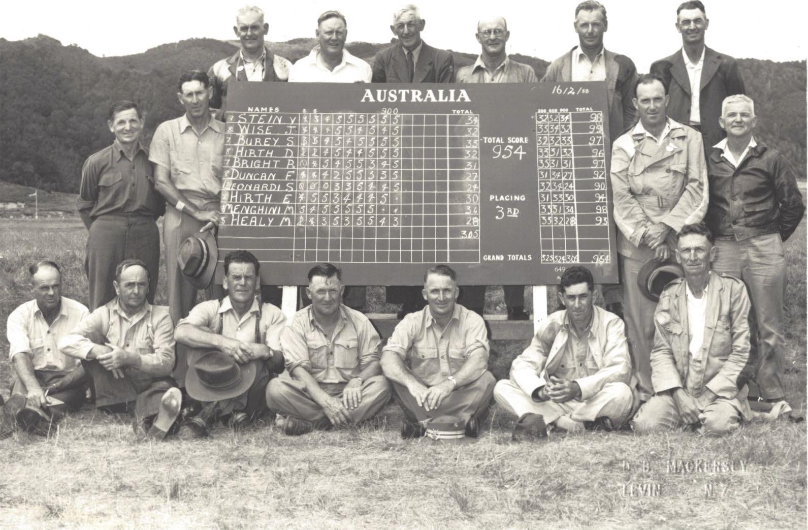 1958 Australian Rifle Team