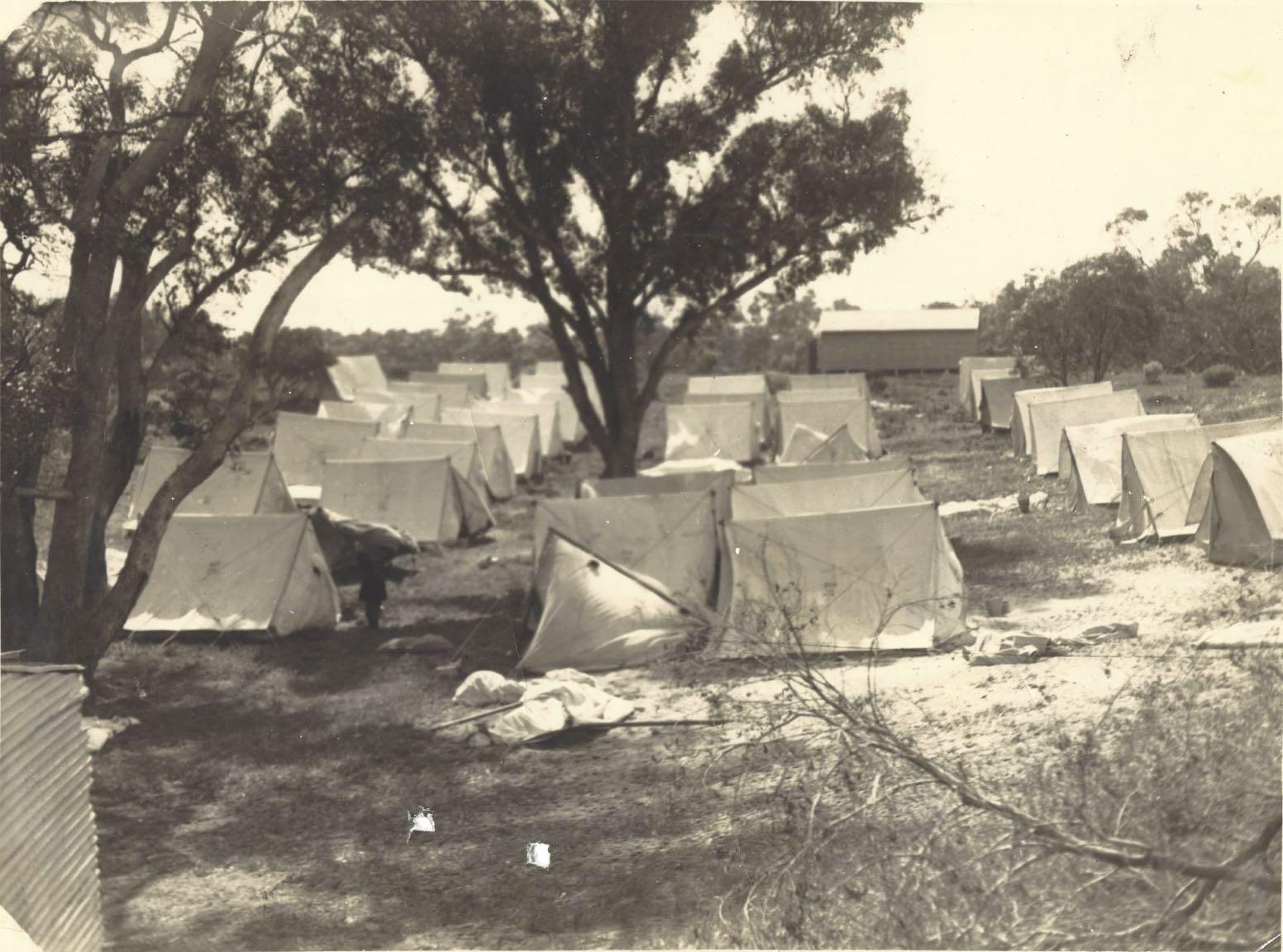 Camping at Osborne Rifle Range